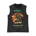 Ghibli Totoro Anime Pure Cotton Wash-Dyed Sleeveless Tank Top