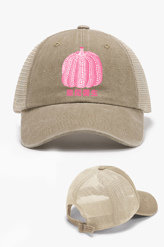 Yayoi Kusama Pumpkin Vintage Cotton Breathable Hat