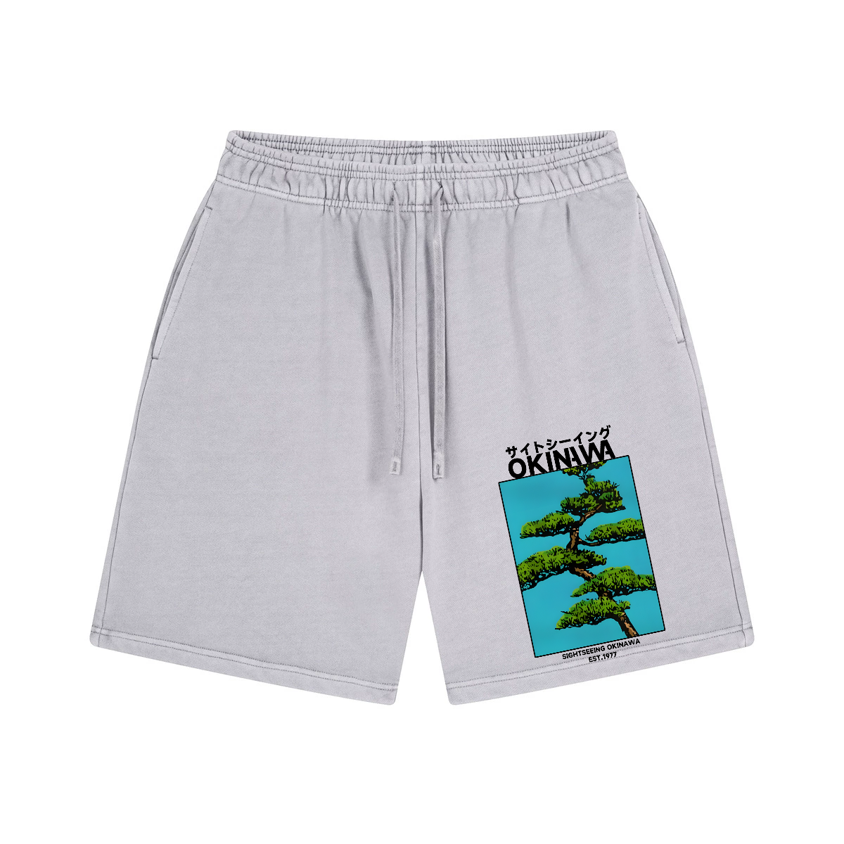 Okinawa Vintage Pure Thick Cotton Shorts