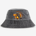 Burning Kaiju Vintage 100% Cotton Bucket Hat