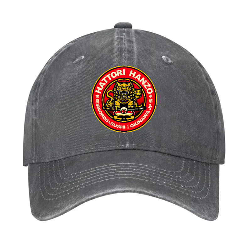 Okinawa Hattori Hanzo Komainu Vintage Cotton Cap