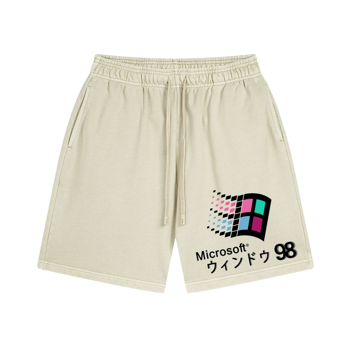 Microsoft Windows 98 Vintage Pure Thick Cotton Shorts