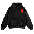 Octopus Vintage Washed Cotton Back Art Hoodie