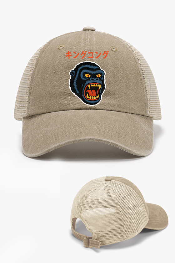 King Kong Vintage Cotton Breathable Hat