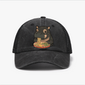 Hippo Ramen Vintage Cotton Breathable Hat