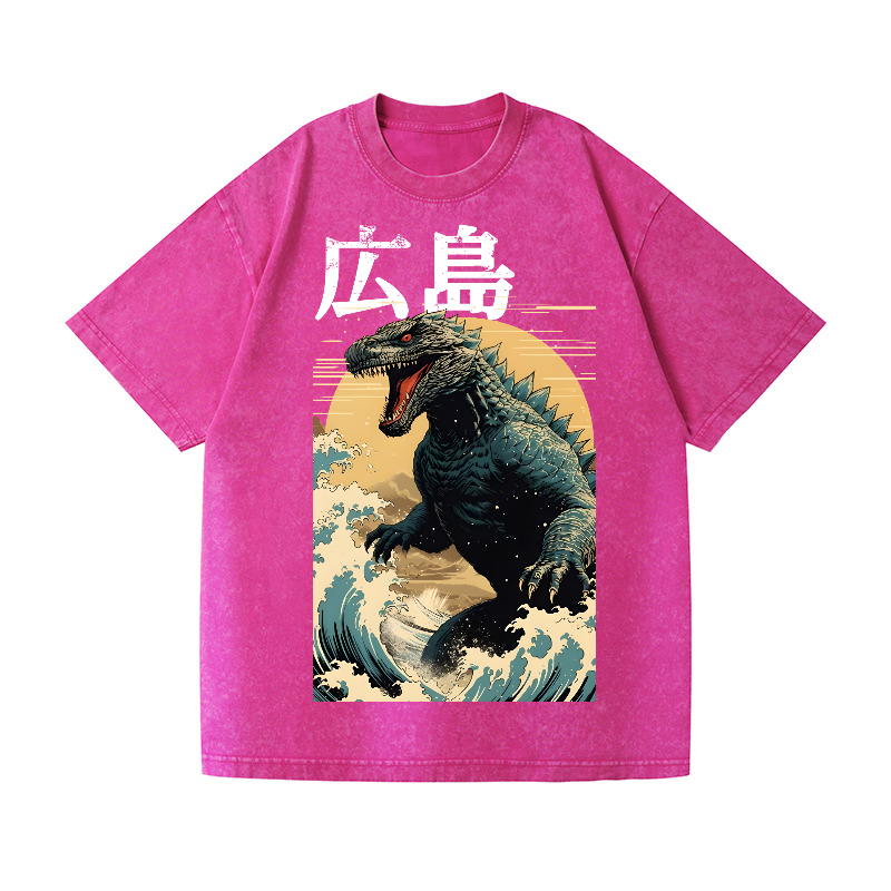 Hiroshima Kaiju Vintage Wash Japanese Design T-Shirt