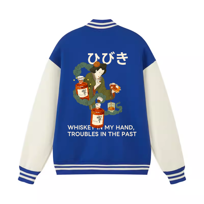 Hibiki Whisky Vintage Cotton Varsity Jacket