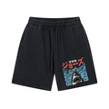 Ukiyoe Jaws Shark Vintage Pure Thick Cotton Shorts