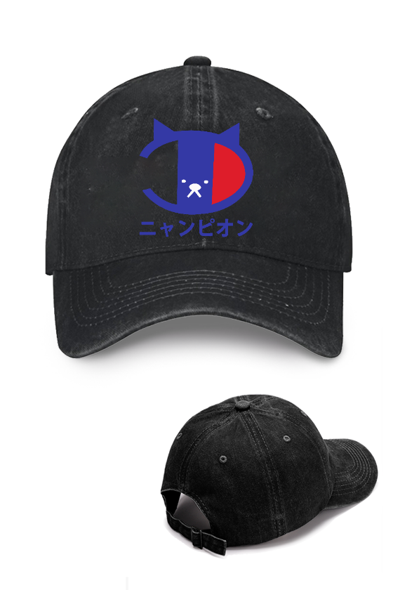 Cat Champion Vintage Cotton Cap
