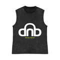 Drum & Bass Pure Cotton Wash-Dyed Sleeveless Tank Top