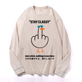 Goose Vintage Cotton Wash Long-sleeve T-shirt