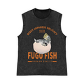Pure Cotton Wash-Dyed Sleeveless Tank Top
