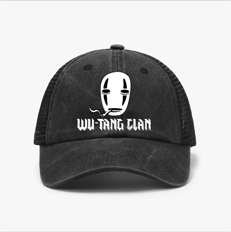 Ghibli No Face Kaonashi Wu Tang Clan Vintage Cotton Breathable Hat