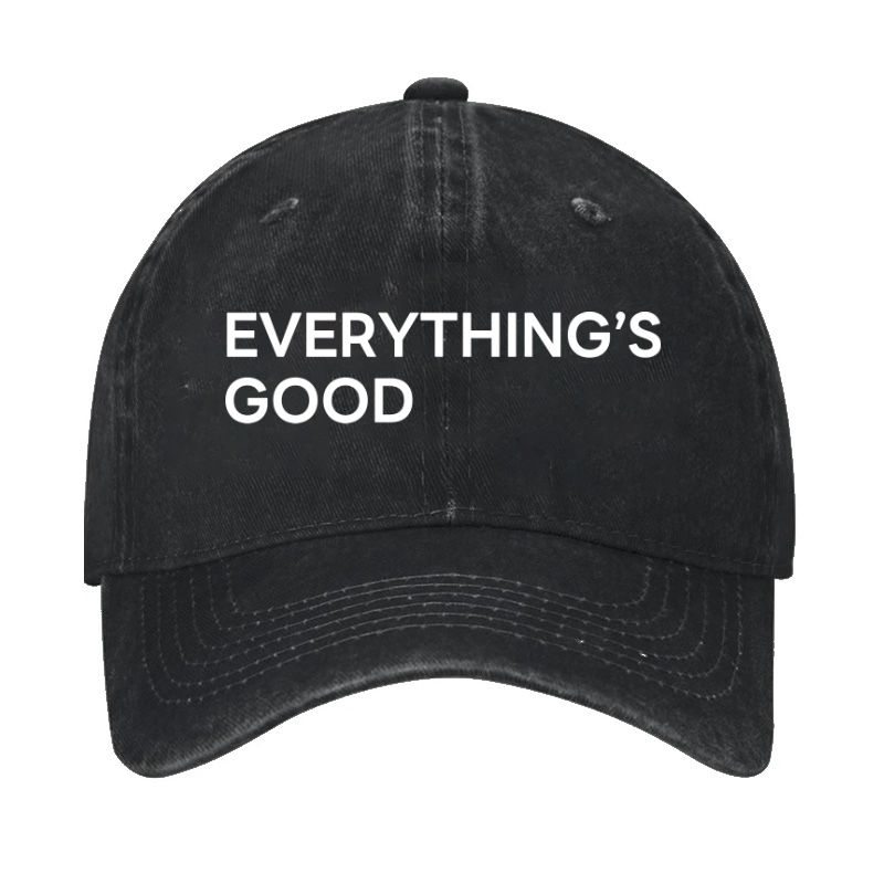 Everything's Good Vintage Cotton Cap