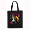 Cat Kaiju Japanese Style Canvas Tote Bag