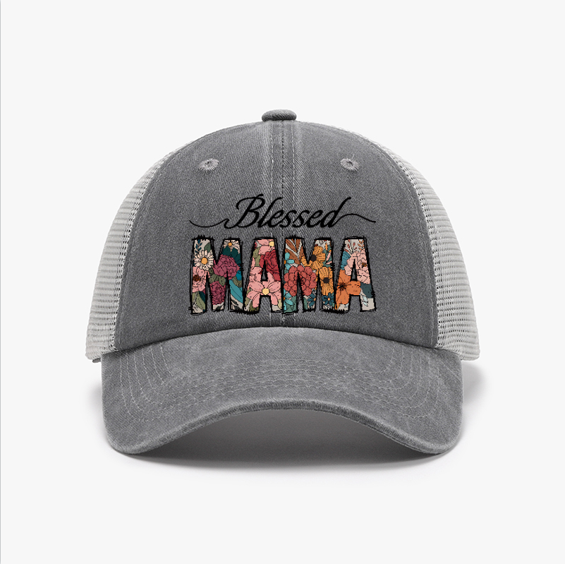 Blessed Mama Vintage Cotton Breathable Hat