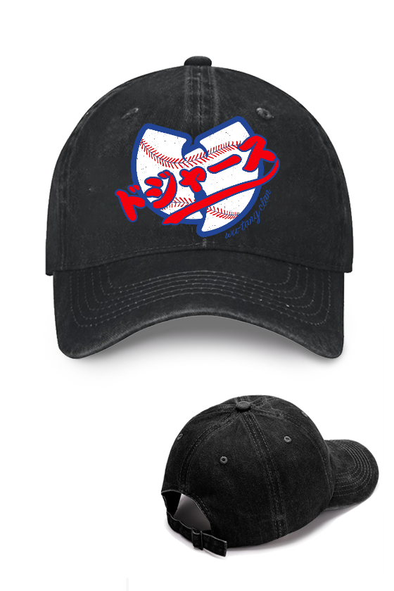 Dodgers Dream Wu Tang Clan Baseball Vintage Cotton Cap