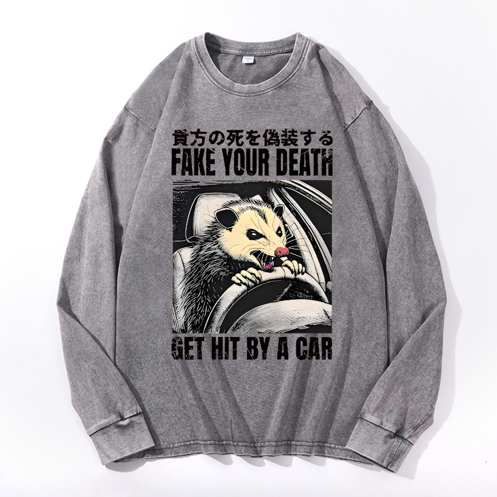 Badger Vintage Cotton Wash Crewneck Sweatshirt