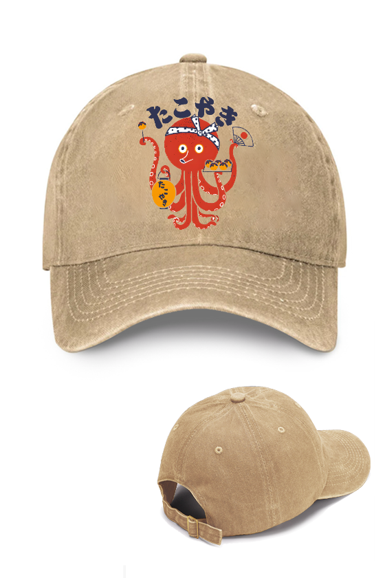 Takoyaki Vintage Cotton Cap