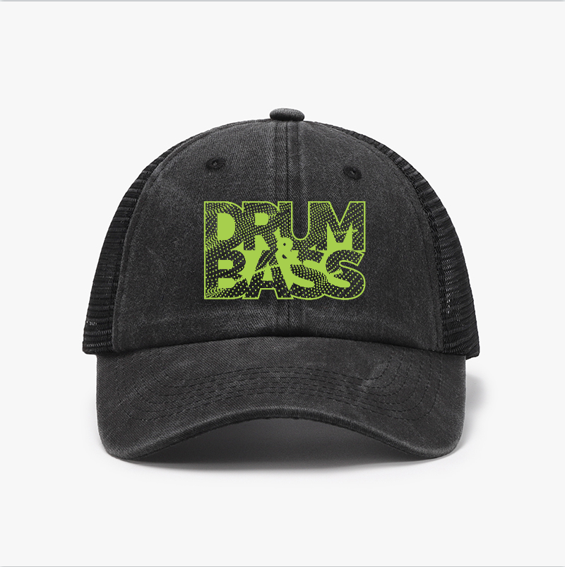 Drum and Bass Vintage Cotton Breathable Hat