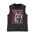 Pure Cotton Wash-Dyed Sleeveless Tank Top