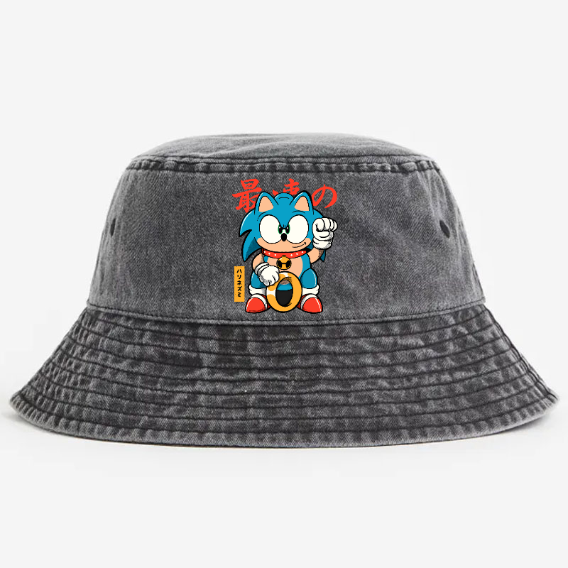 Sonic Vintage 100% Cotton Bucket Hat