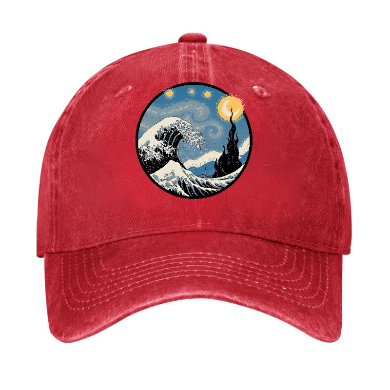 The Great Wave Off Kanagawa Vintage Cotton Cap