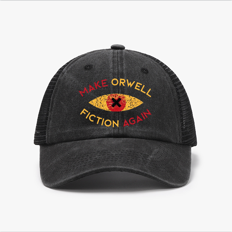 Make Orwell Fiction Again Vintage Cotton Breathable Hat