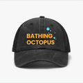 Bathing Octopus Vintage Cotton Breathable Hat