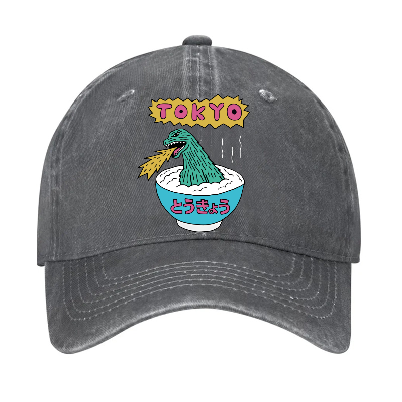 Kaiju The Monster Rice of Tokyo Vintage Cotton Hat