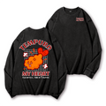 Tempura Vintage Washed Cotton Back Art Long-sleeve T-shirt