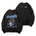 Cup Noodles Kaiju Vintage Washed Cotton Back Art Long-sleeve T-shirt