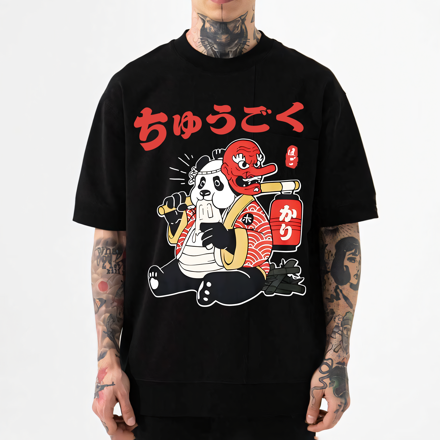 Panda Japanese Style Classic Tee