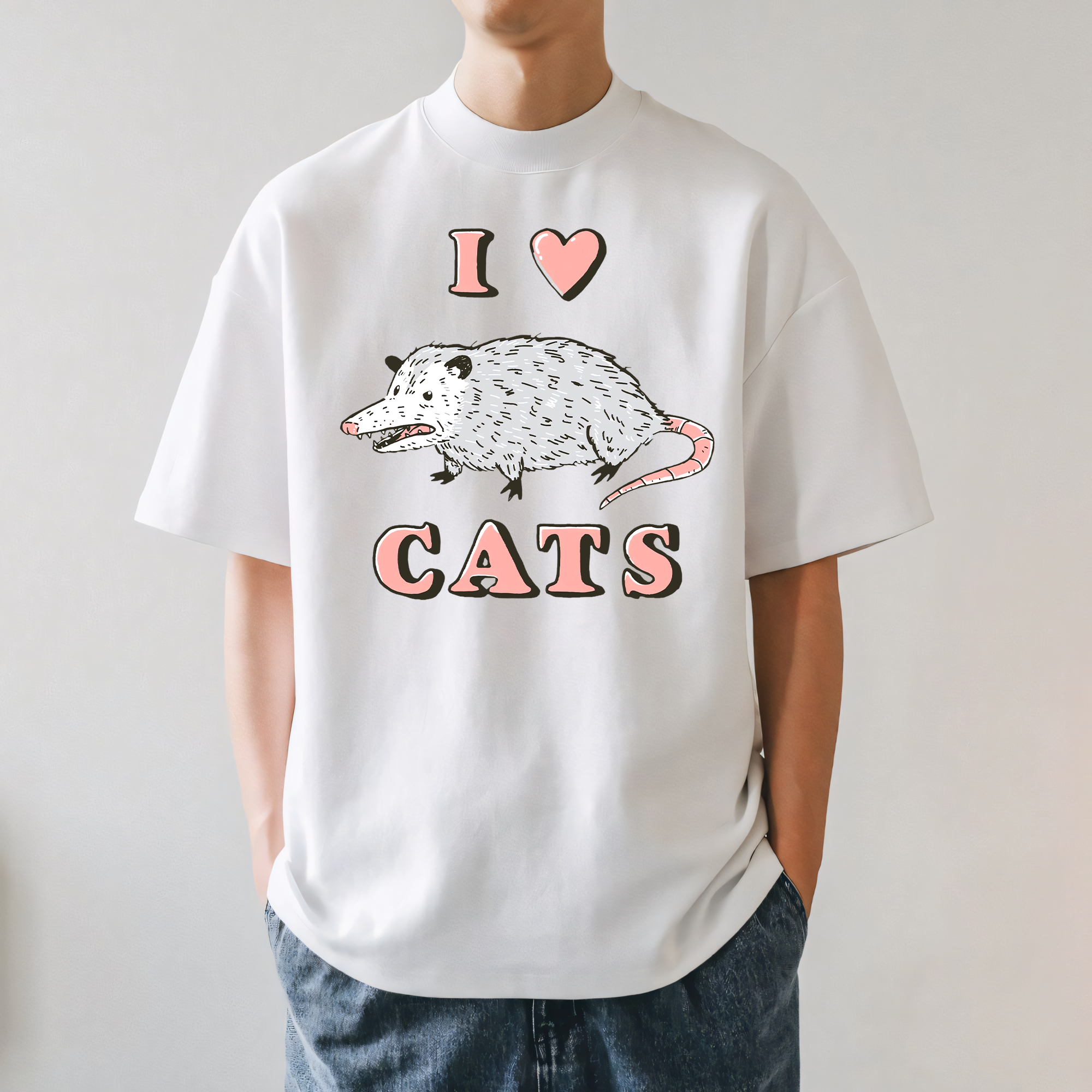 I LOVE CATS Japanese Style Classic Tee