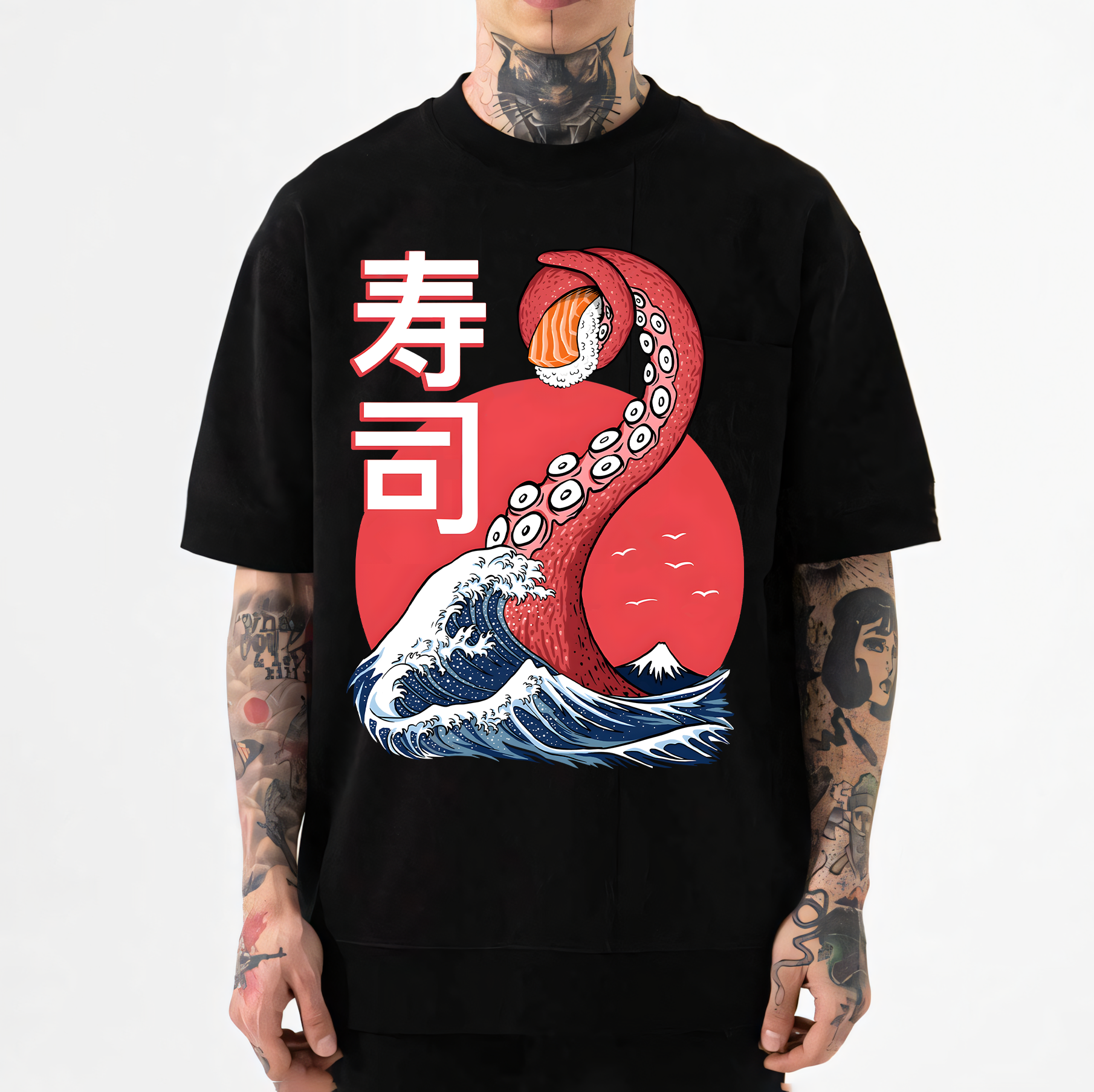 Sushi Octopus Japanese Style Classic Tee