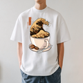Coffee Great Wave Japanese Style Classic Tee