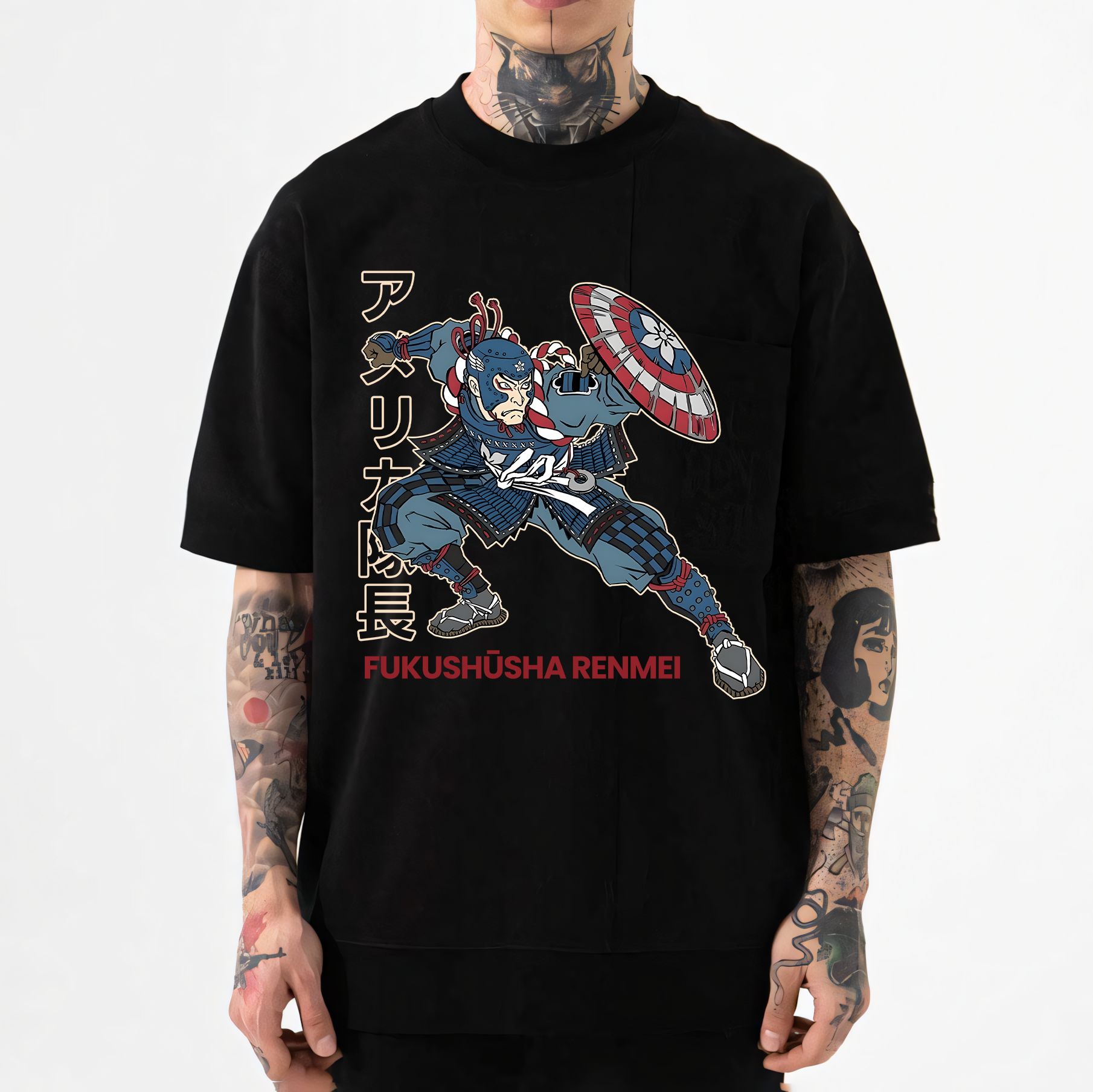 Captain Ukiyoe Japanese Style Classic Tee