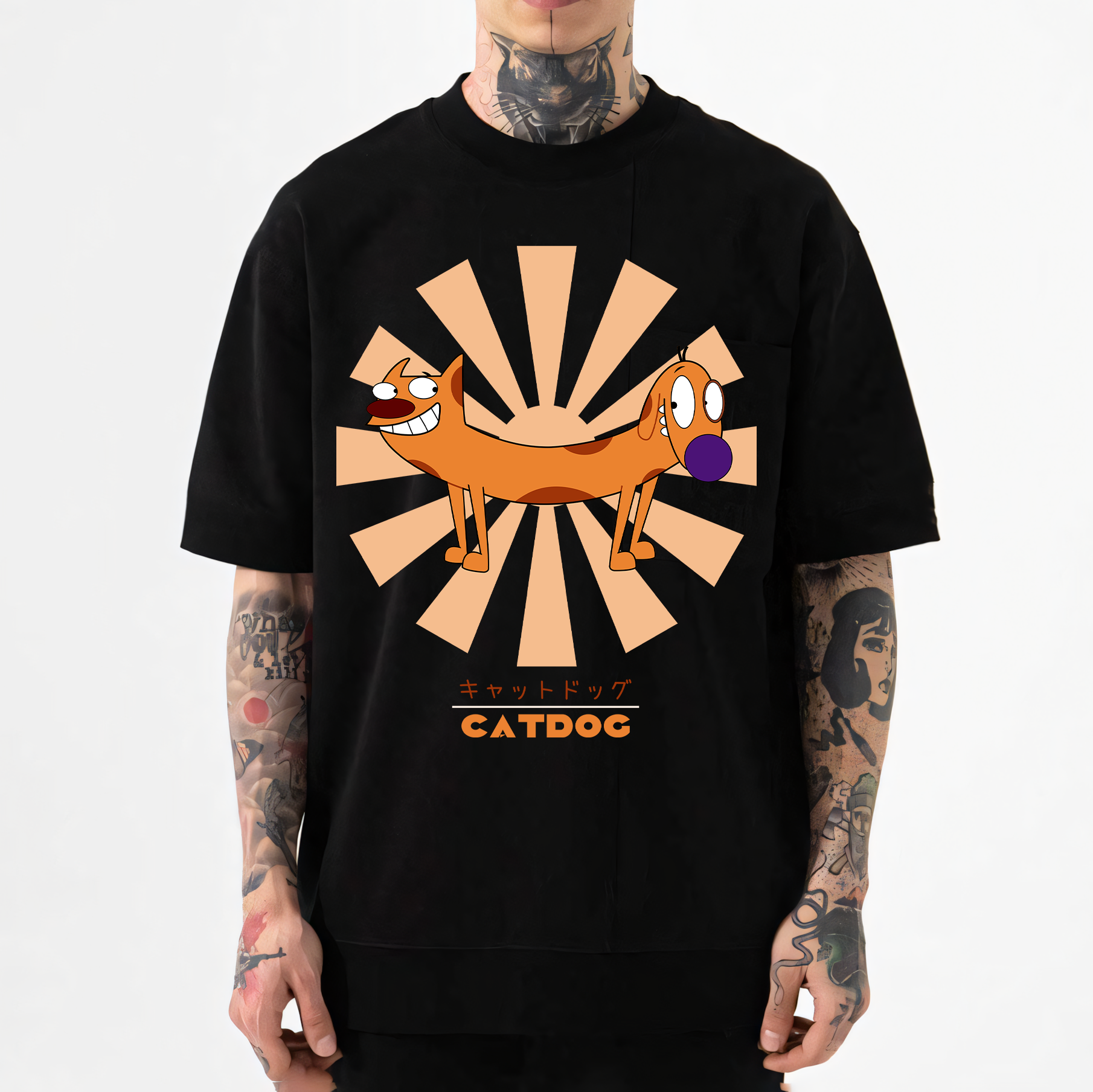 Catdog Japanese Style Classic Tee