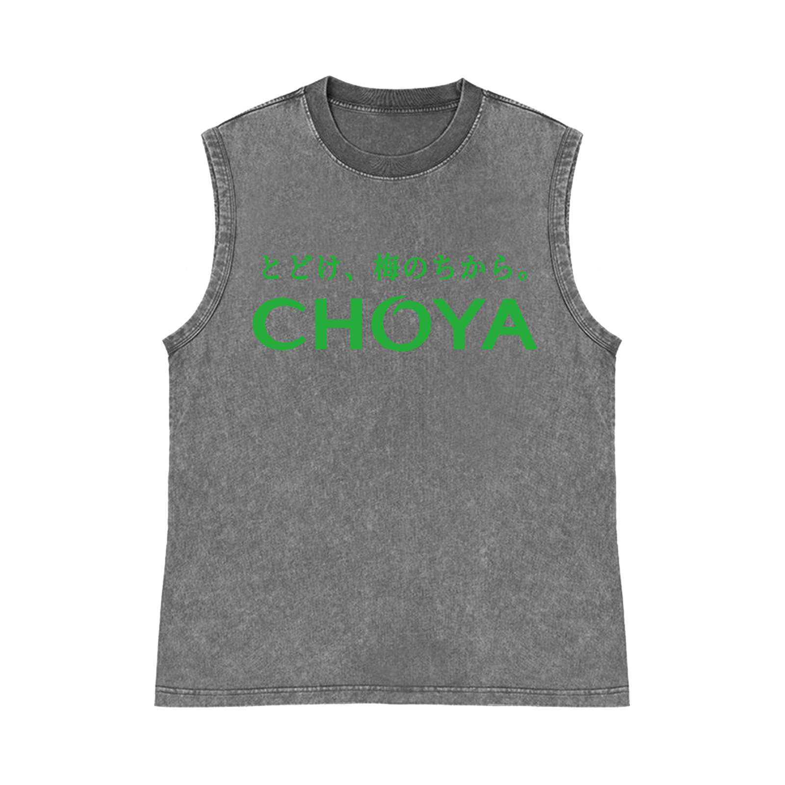 Choya Pure Cotton Wash-Dyed Sleeveless Tank Top