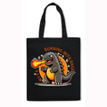 Burning Kaiju Japanese Style Canvas Tote Bag
