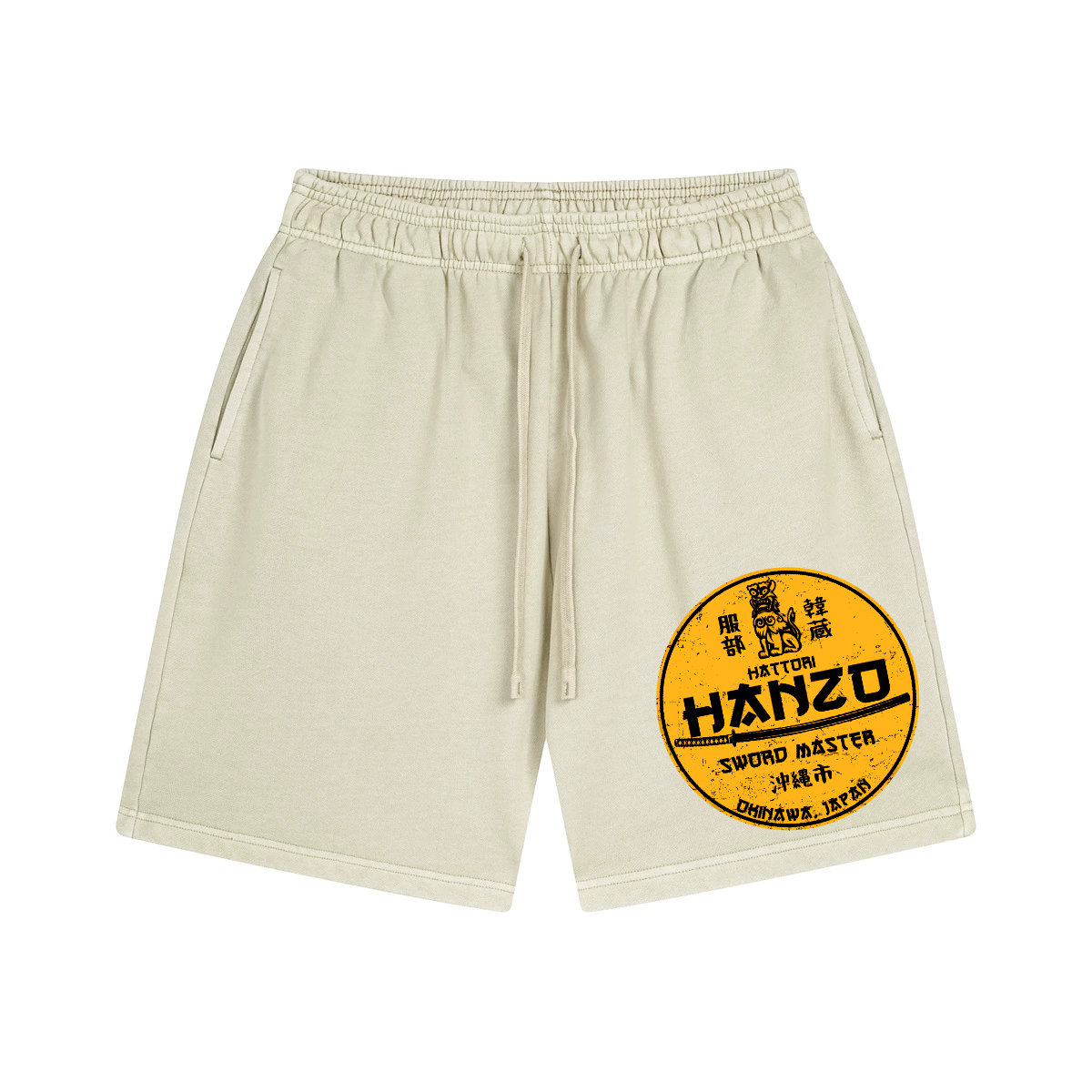 Knife Vintage Pure Thick Cotton Shorts