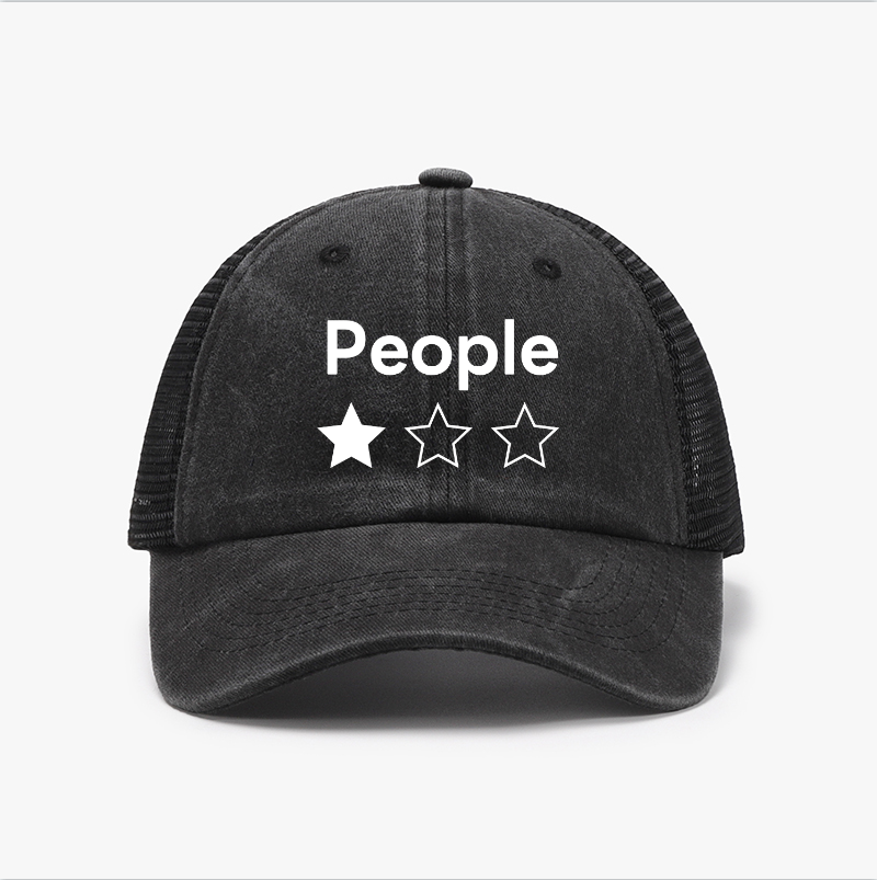 People Vintage Cotton Breathable Hat
