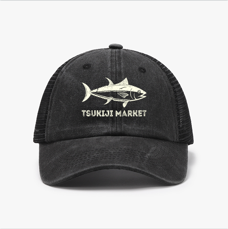 Tsukiji Market Vintage Cotton Breathable Hat