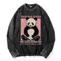Yokohama Garden Vintage Cotton Wash Long-sleeve T-shirt