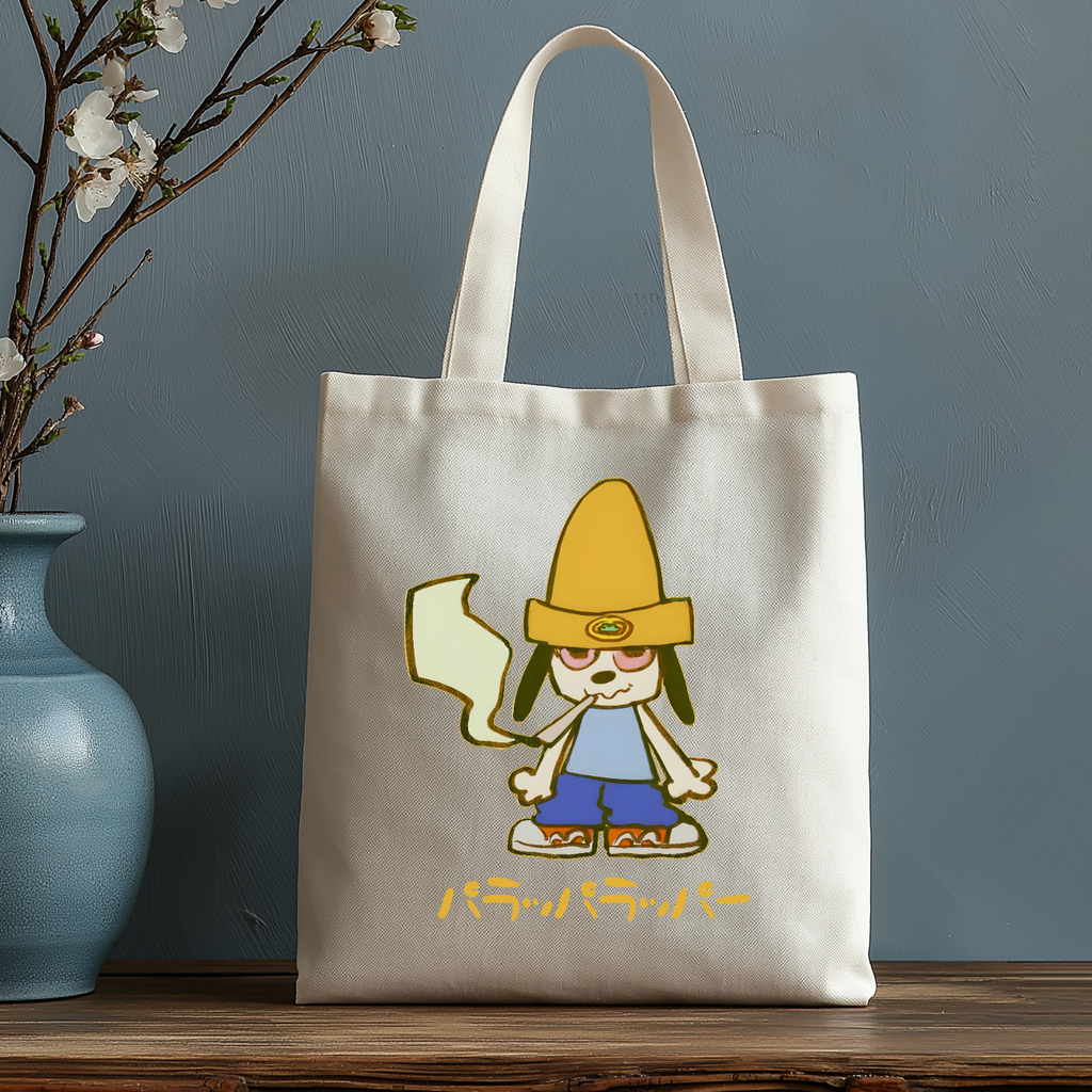 PaRappa the Rapper Japanese Style Canvas Tote Bag