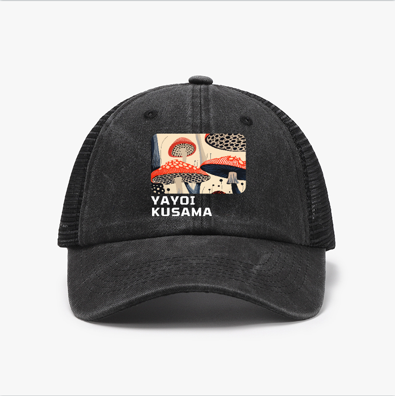 Yayoi Kusama Mushroom Vintage Cotton Breathable Hat