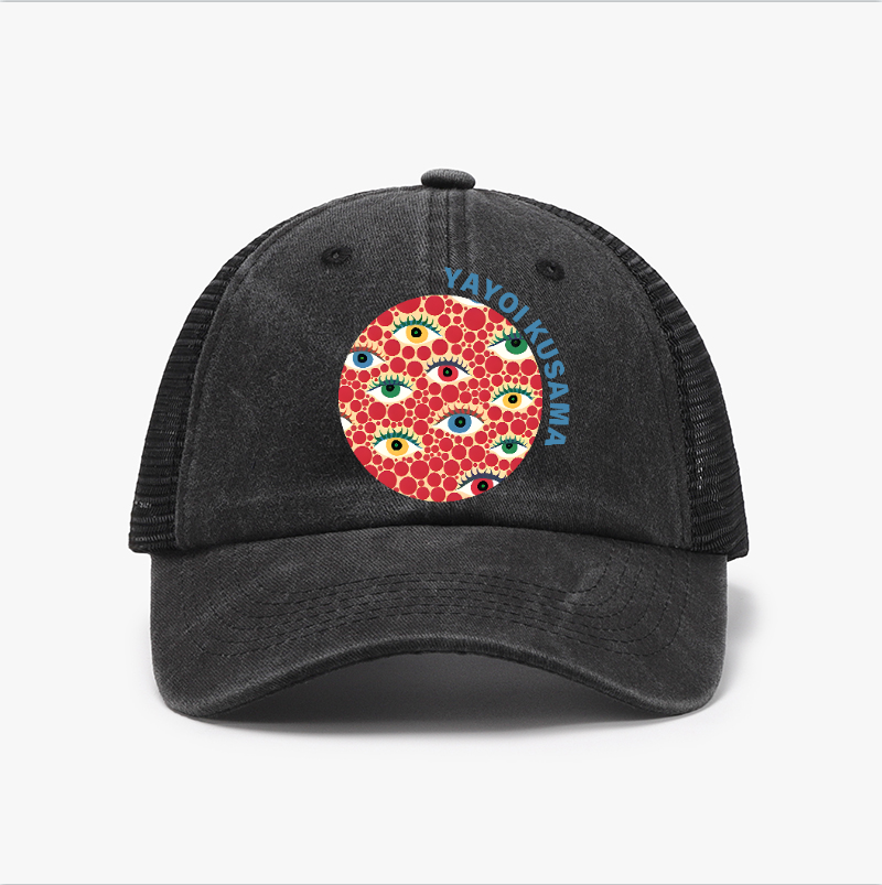 Yayoi Kusama Eyes Vintage Cotton Breathable Hat