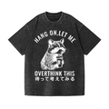 Racoon Vintage Wash Japanese Design T-Shirt
