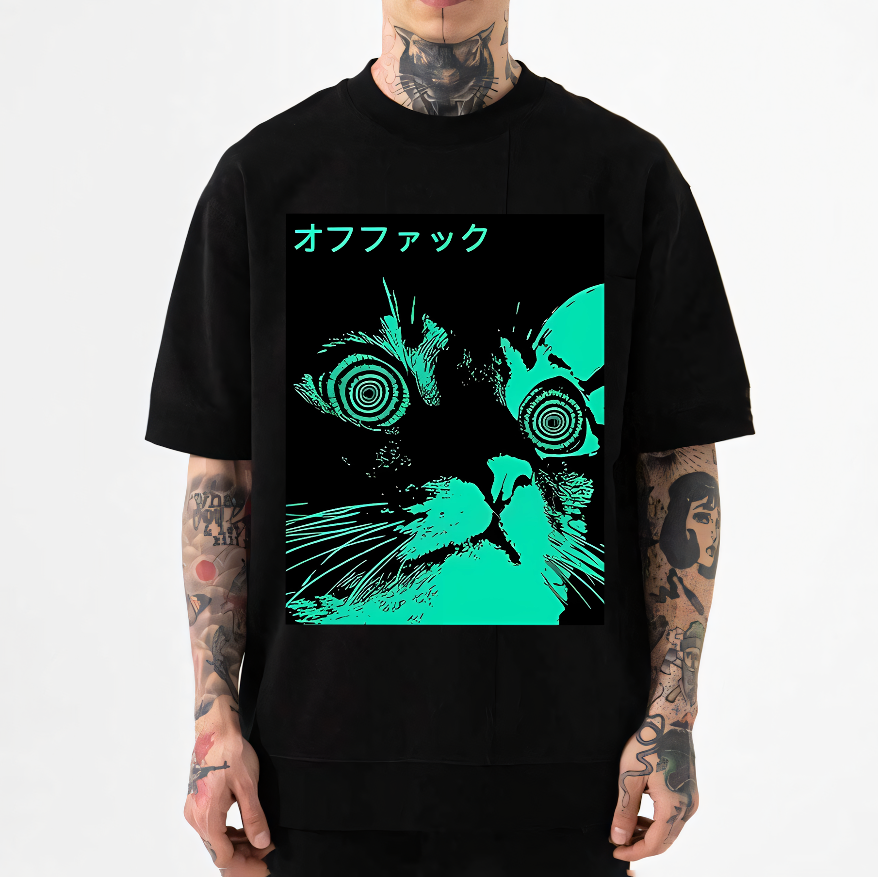 Cat Japanese Style Classic Tee
