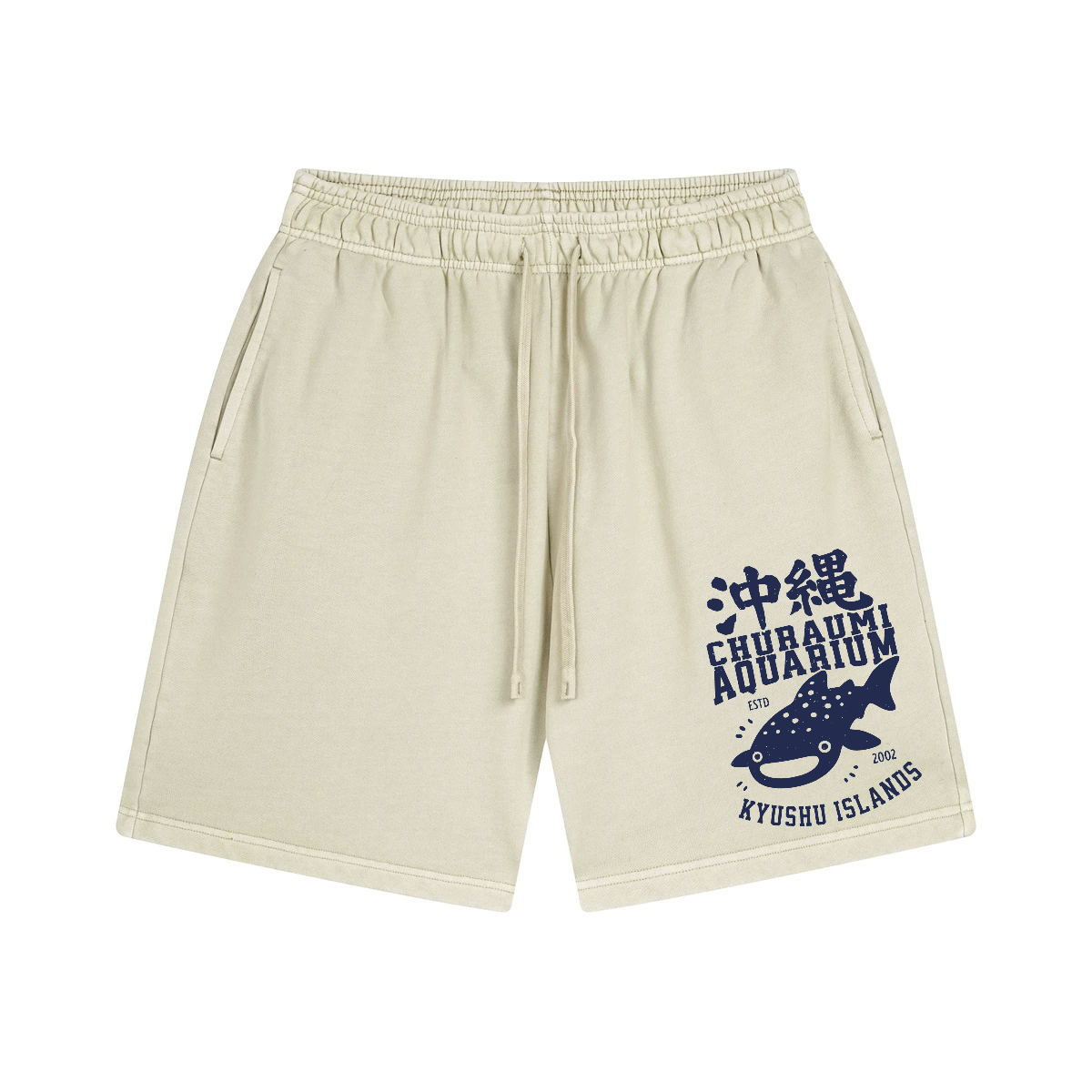 Fish Vintage Pure Thick Cotton Shorts